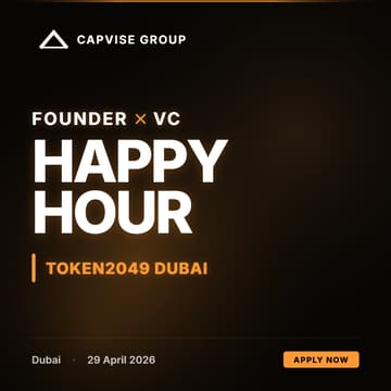 Cover Image for Founder X VC Happy Hour @TOKEN2049 Dubai🇦🇪 2026