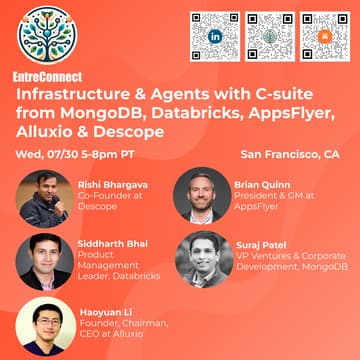Cover Image for Infrastructure & Agents with C-suite from MongoDB, Databricks, Descope, AppsFlyer and Alluxio