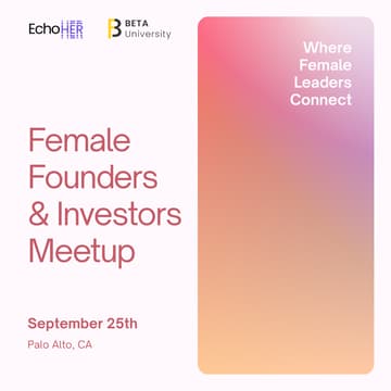 Cover Image for Female Founders + Investors Meetup @ Palo Alto