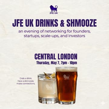Cover Image for JFE UK Drinks & Shmooze  🎉