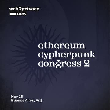 Cover Image for Ethereum Cypherpunk Congress #2