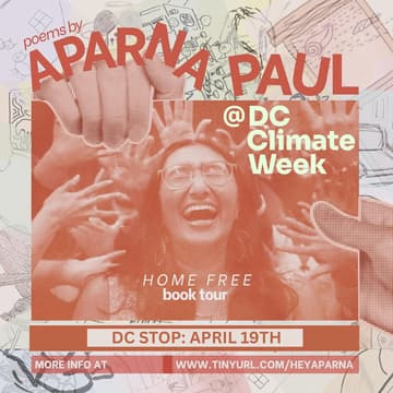 Cover Image for Spoken Poetry Night: come be HOME FREE with Aparna Paul