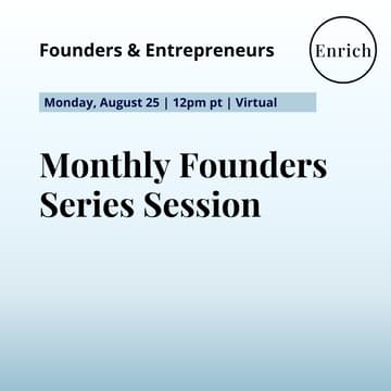 Cover Image for Monthly Founders Series Session