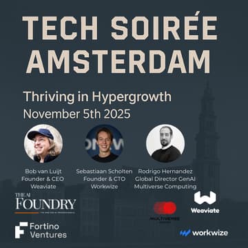Cover Image for Amsterdam Tech Soirée: Thriving in Hypergrowth