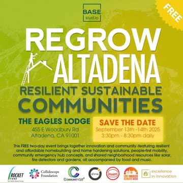 Cover Image for Regrow Altadena: Resilient, Sustainable Communities Day 1/2