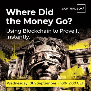 Cover Image for Where Did the Money Go? Using Blockchain to Prove It. Instantly.