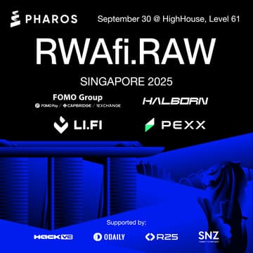 Cover Image for RWAfi.RAW: Token2049, Road To Mainnet Pharos Rooftop Party