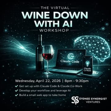 Cover Image for The Virtual Wine Down With AI Workshop