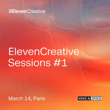 Cover Image for ElevenCreative Sessions #1