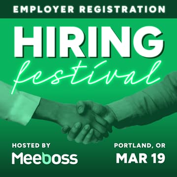 Cover Image for MeeBoss Hiring Festival [Portland]– Company Registration