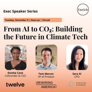 Cover Image for From AI to CO₂: Building the Future in Climate Tech