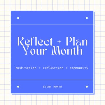 Cover Image for Reflect + Plan Your Month: March 🌱