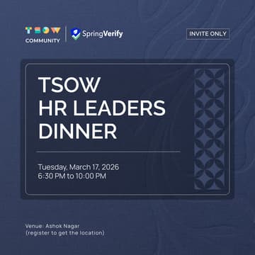 Cover Image for TSOW HR Leaders Dinner