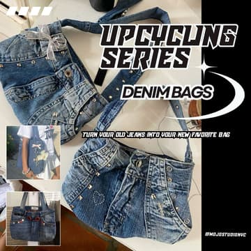 Cover Image for UPCYCLING SERIES - DENIM BAG