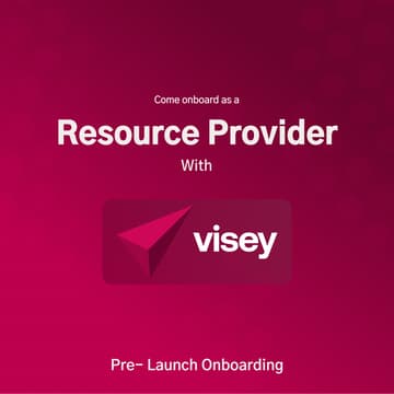 Cover Image for Become Visey's Resource Provider to Connect with Startups