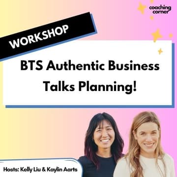 Cover Image for 💡BTS: Authentic Business Talks Planning Workshop!