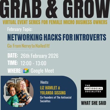 Cover Image for Grab & Grow | Networking Hacks for Introverts