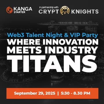 Cover Image for Web3 Talent Night & VIP Party presented by KangaStarter
