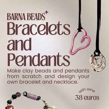 Cover Image for Creative workshop: Design your own bracelet and clay pendant necklace!