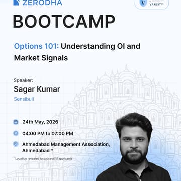Cover Image for Zerodha Bootcamp - Ahmedabad Edition