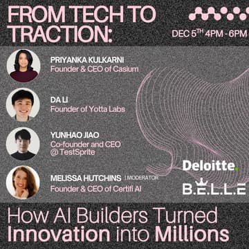 Cover Image for From Tech to Traction: How AI Builders Turned Innovation into Millions