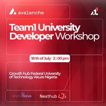 Cover Image for Team1 Developer Workshop @FUTA