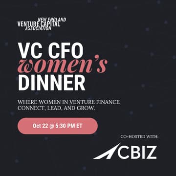 Cover Image for VC CFO Dinner: Women in VC Finance Edition
