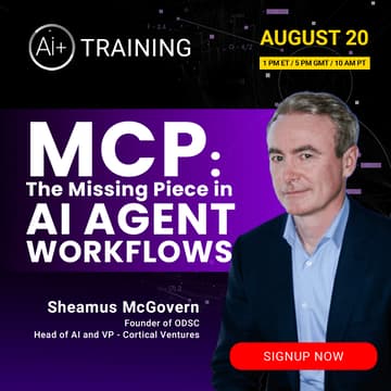 Cover Image for WEBINAR "MCP: The Missing Piece in AI Agent Workflows"