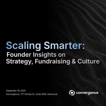 Cover Image for Scaling Smarter: Founder Insights on Strategy, Fundraising & Culture