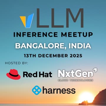 Cover Image for vLLM Inference Meetup: Bangalore, India