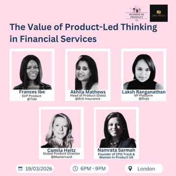 Cover Image for Expert Panel: The Value of Product-Led Thinking in Financial Services 🚀