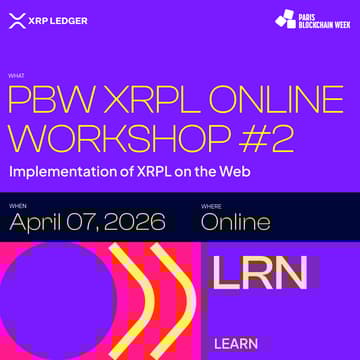 Cover Image for PBW XRPL Online Workshop #2 Implementation of XRPL on the Web