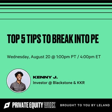 Cover Image for Top 5 Tips to Break Into PE