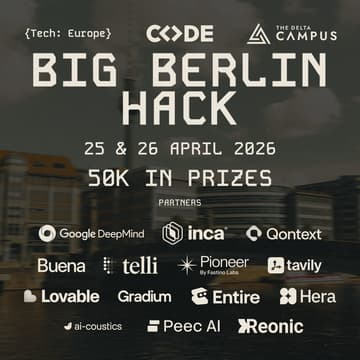 Cover Image for Big Berlin Hack: >300 Builders & >50k in Prizes