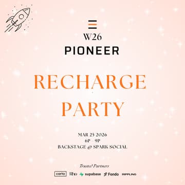 Cover Image for 🔌 Pioneer W26 Recharge Party⚡️