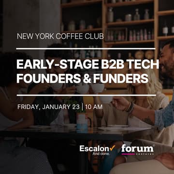 Cover Image for NYC Coffee Club | Early-Stage B2B Founders & Funders