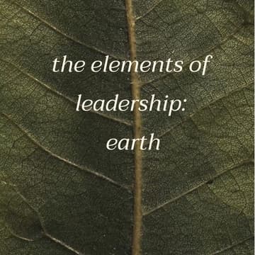 Cover Image for the elements of leadership: earth