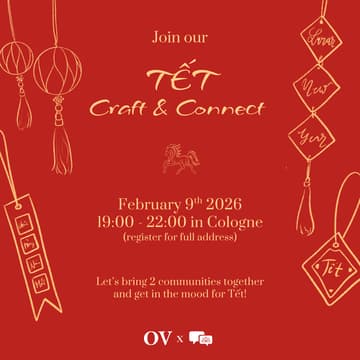 Cover Image for OV Cologne X Vietsprachtreff: Tết Craft & Connect