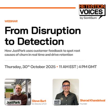 Cover Image for [Live Webinar] How JustPark Spots Churn Risks In Real Time