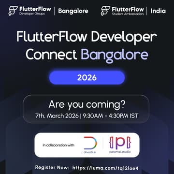 Cover Image for FlutterFlow Developer Connect Bangalore 2026