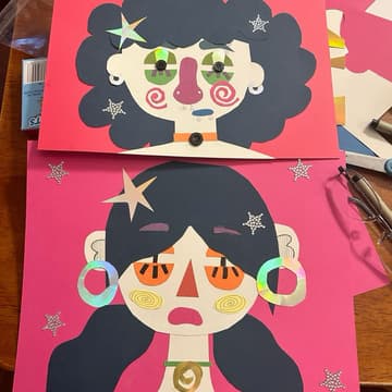 Cover Image for craft club: paper portraits