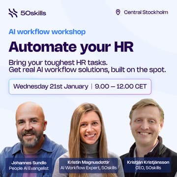 Cover Image for Automate your HR: A hands-on AI workflow workshop