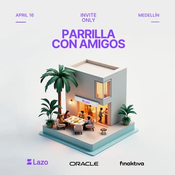 Cover Image for Parrilla con amigos by Lazo, Oracle & Finaktiva