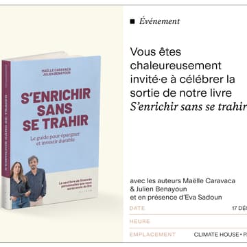 Cover Image for Soirée de lancement du guide "S'enrichir sans se trahir" par Lita & La Crèmerie