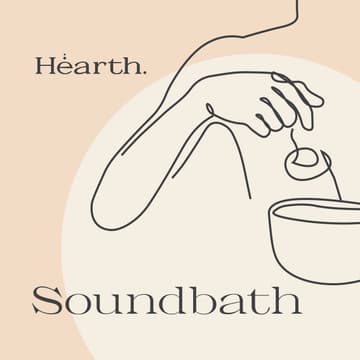 Cover Image for Sound Bowl & Guided Meditation at Hearth