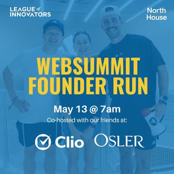 Cover Image for WebSummit Founder Run with Olympian Dayna Pidhoresky