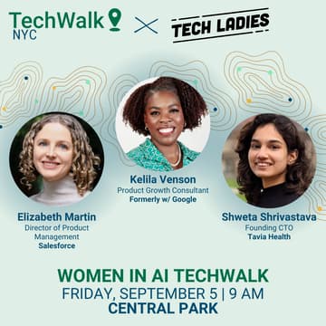 Cover Image for TechWalk | NYC, 9/5 w/ Tech Ladies