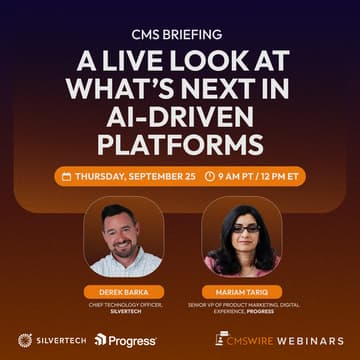 Cover Image for CMS Briefing: A Live Look at What’s Next in AI-Driven Platforms