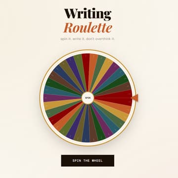Cover Image for Writing Roulette with Angie Colee