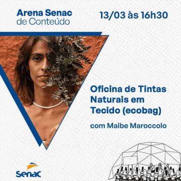 Cover Image for Oficina de Tintas Naturais em Tecido  - 13/03